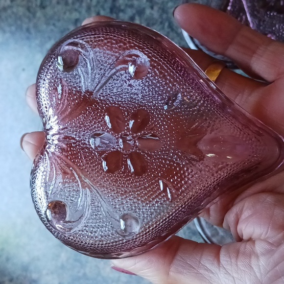 Kitchen Set of 6 Sandwich Glass Catch Alls - Picture 3 of 6